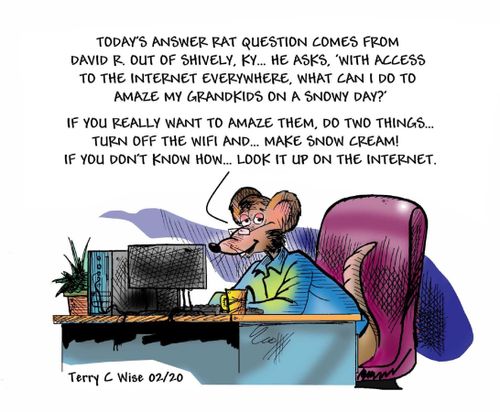 "...With access to the internet everywhere, what can I do to amaze my grandkids on a snowy day?..."