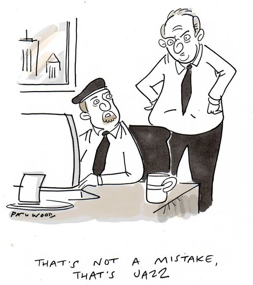 "That's not a mistake, that's jazz."