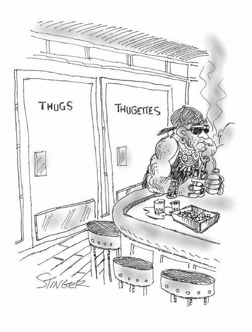Pub restrooms; Thugs - Thugettes