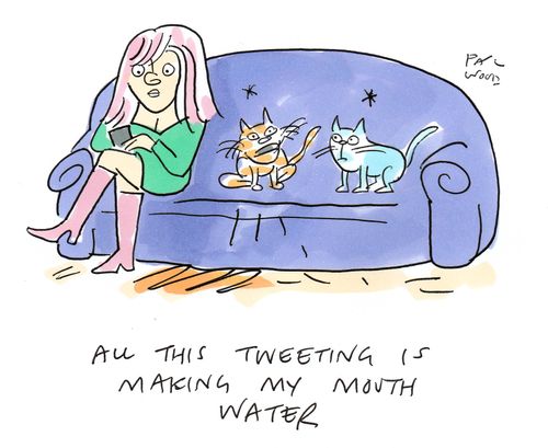 "All this tweeting is making my mouth water."