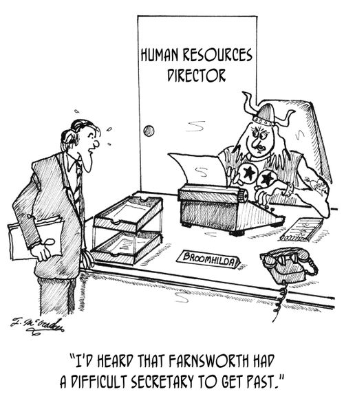 "I'd heard that Farnsworth had a difficult secretary to get past."
