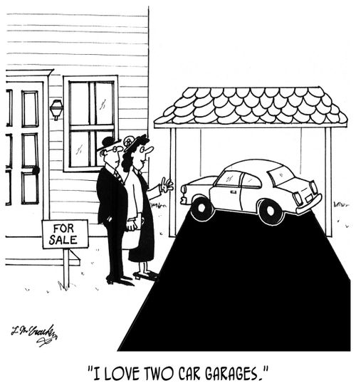 "I love two car garages."
