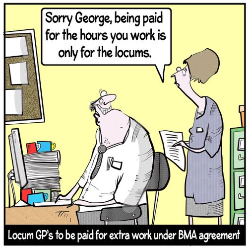Locum GP's to be paid for extra work on the BMA agreement