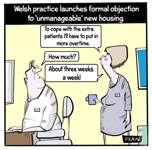 Welsh practice launches formal objection to 'unmanageable' new housing.