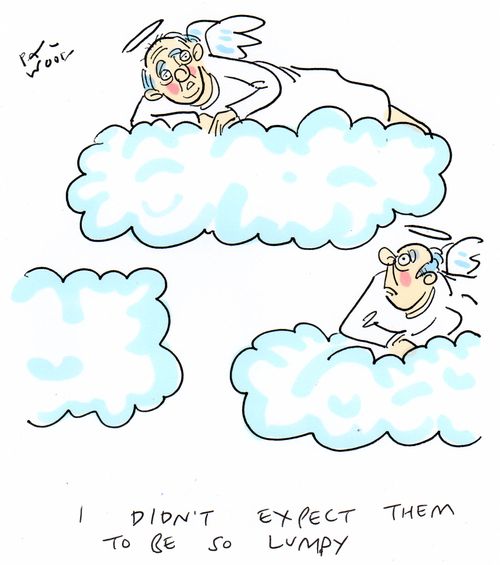 "I didn't expect them to be so lumpy."