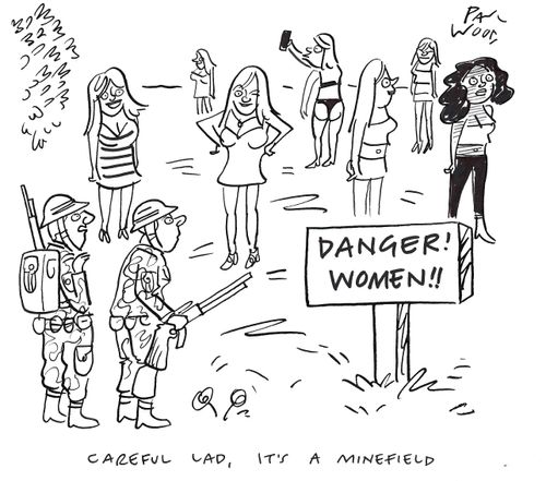 "Careful Lad, it's a minefield."