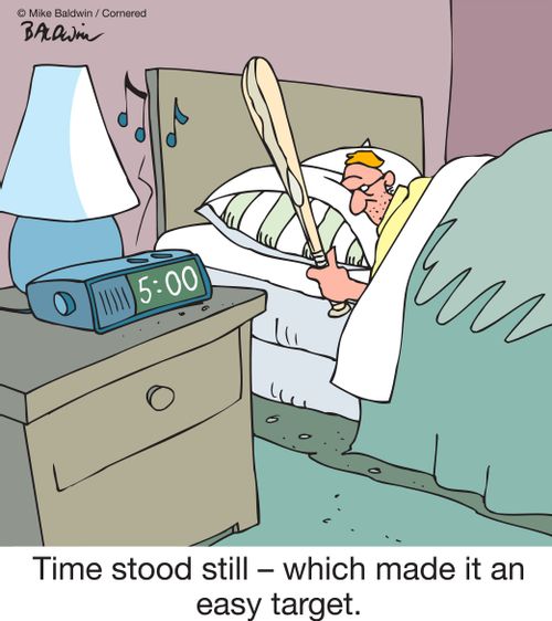 Time stood still – which made it an easy target.