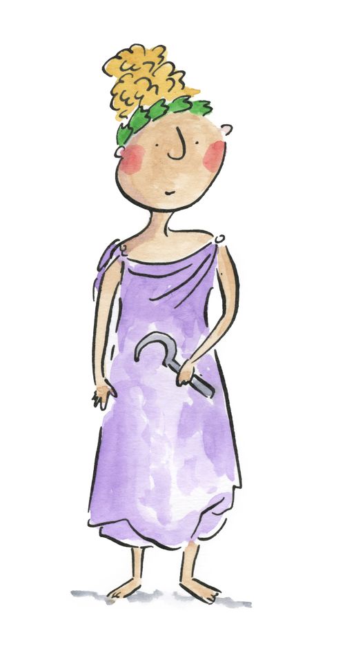 Lady with a sythe