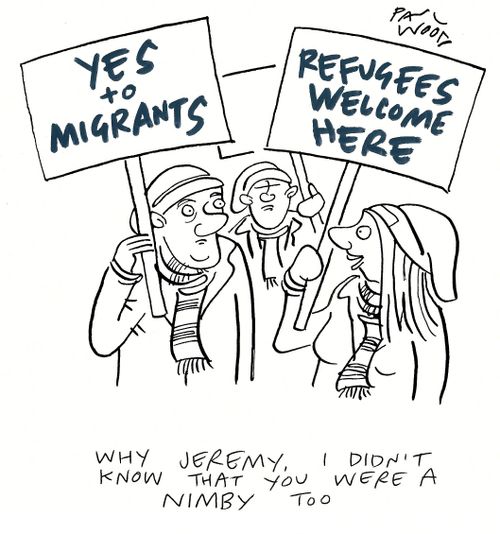 "Why Jeremy, I didn't realise that you were a NIMBY too."