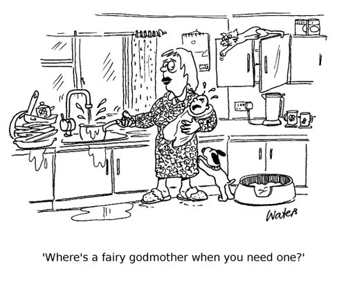 "Where's a fairy godmother when you need one?"
