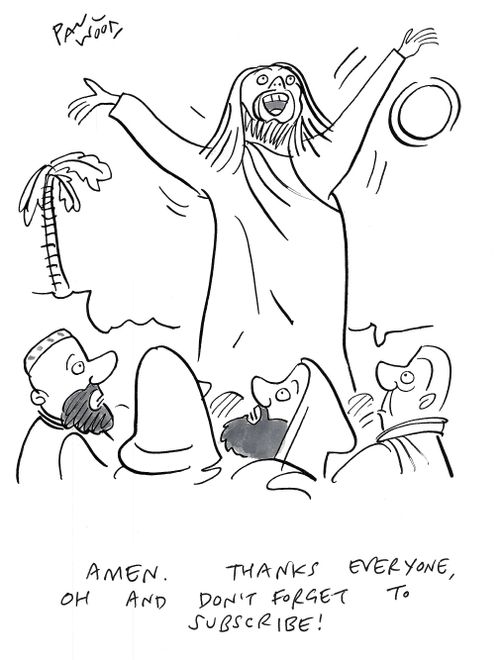 "Amen. Thanks everyone, oh and don't forget to subscribe!"