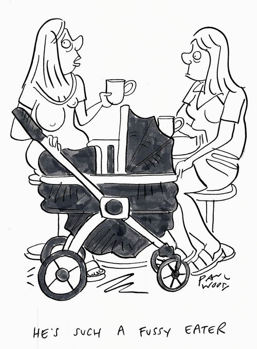 "He's such a fussy eater."