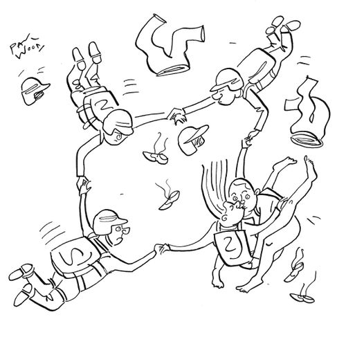 Mile high skydivers