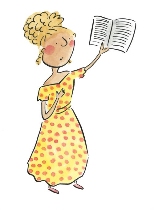 Lady reading