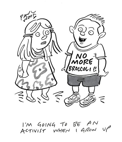 "I'm going to be an activist when I grow up."