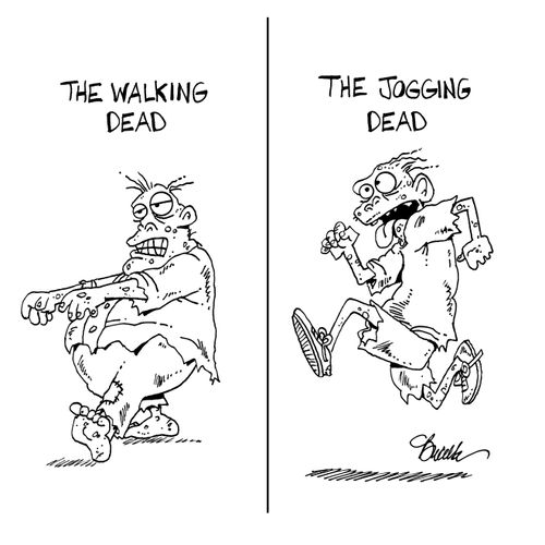 The Walking Dead...The Jogging Dead
