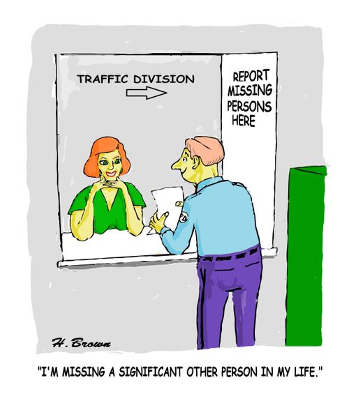"I'm missing a significant other person in my life."