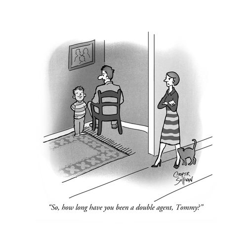 "So, how long have you been a double agent, Tommy?"