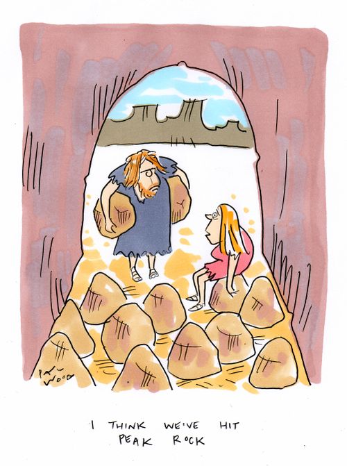"I think we've hit peak rock."