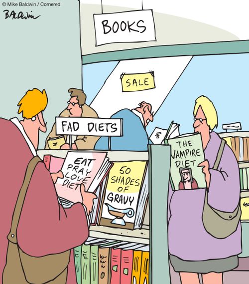 Book Store: Fad Diets. 