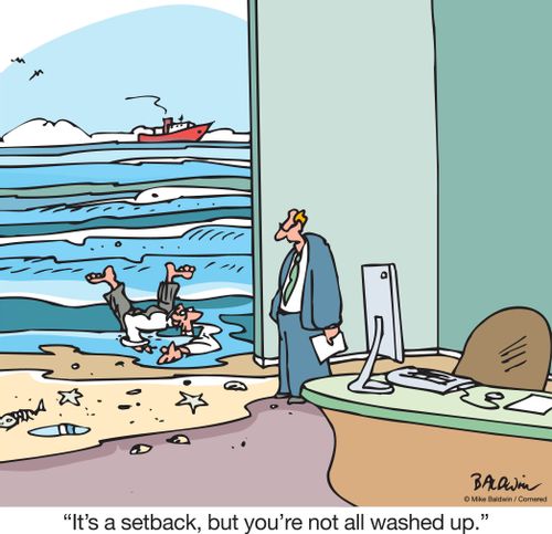 "It's a setback, but you're not all washed up."