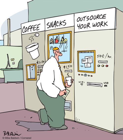 Vending Machine - Outsource your work