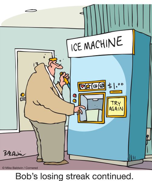 Bob's losing streak continued.