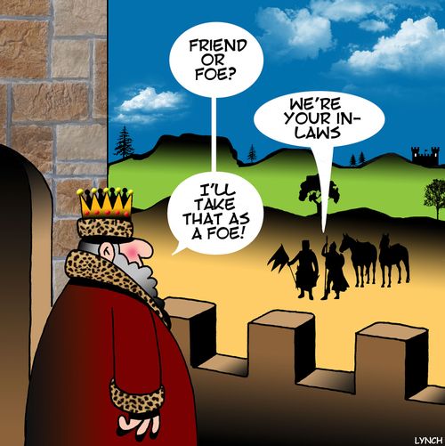 "Friend or foe?"