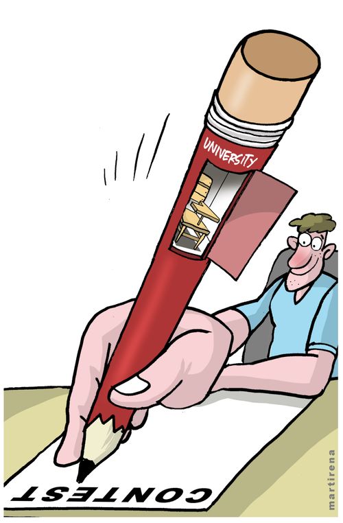 Contest to enter the University