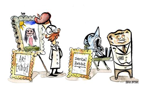 Art and Dental Exhibits
