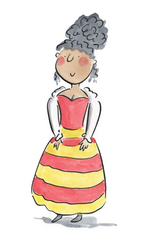 Red and Yellow dress
