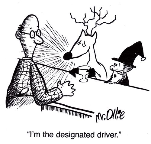 "I'm the designated driver."