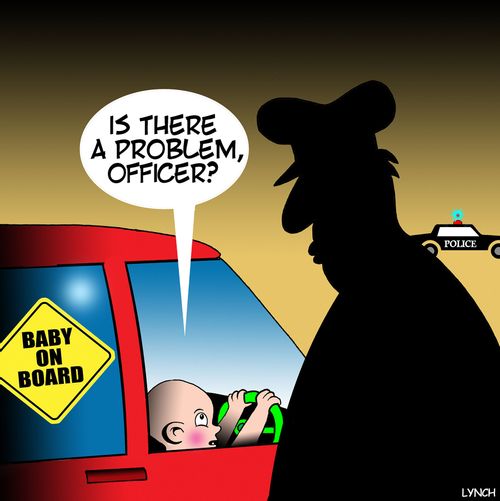 "Is there a problem officer?"