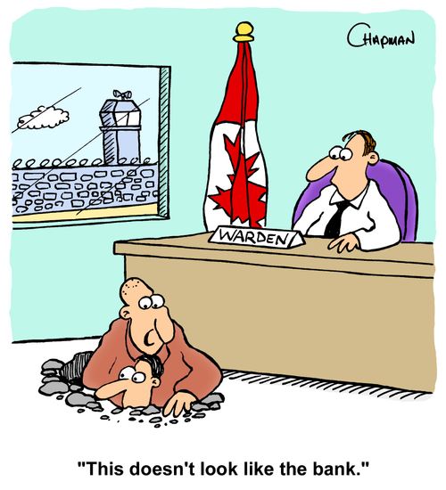 "This doesn't look like the bank."