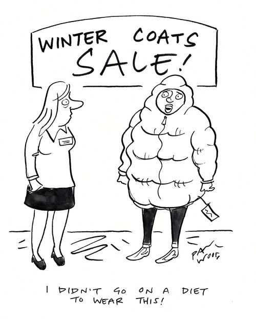 "I didn't go on a diet to wear this!"