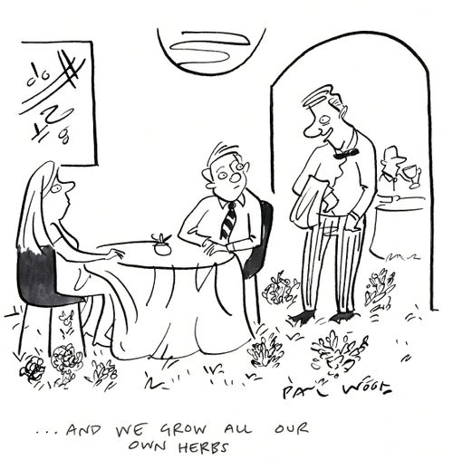"...and we grow all our own herbs."