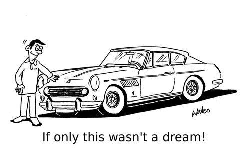 "If only this wasn't a dream!"
