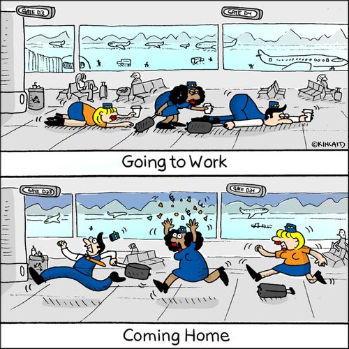 Going to Work. . .Coming Home