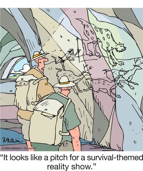 "It looks like a pitch for a survival-themed reality show."