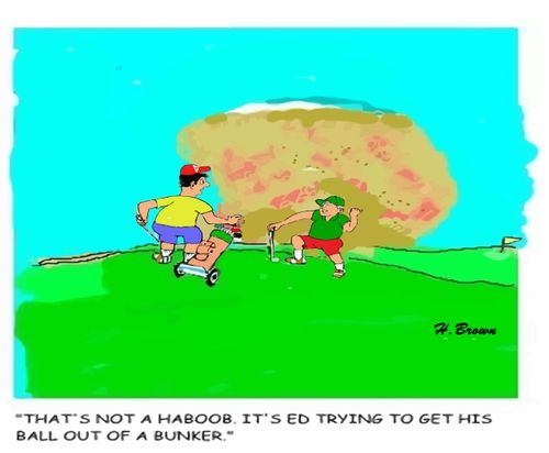 "That's not a haboob. It's Ed trying to get his ball out of a bunker."