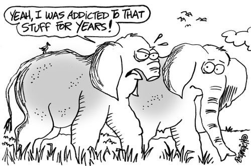 "Yeah, I was addicted to that stuff for years!"