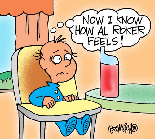 "Now I know how Al Roker feels!"