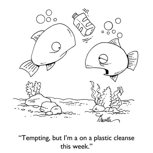 "Tempting, but I'm on a plastic cleanse this week."