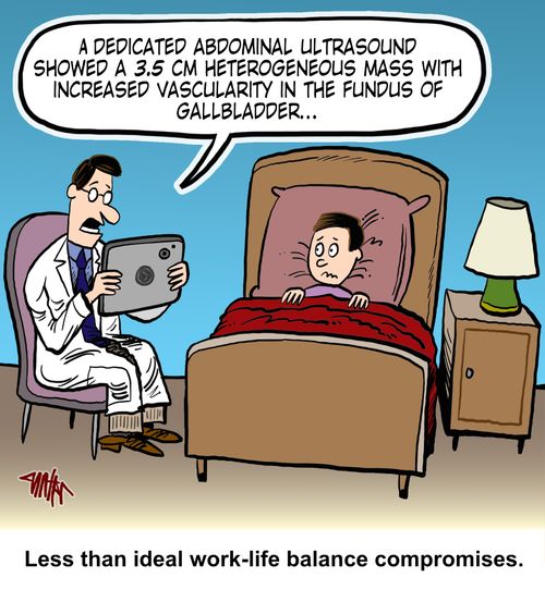 Less than ideal work-life balance compromises.