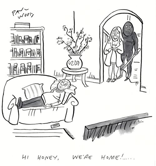"Hi honey, we're home!..."