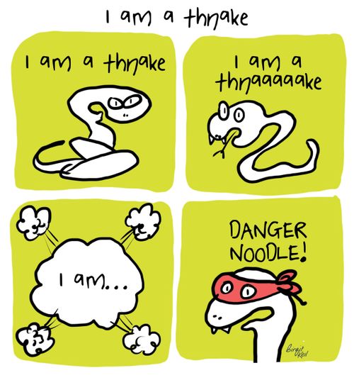 I am a thnake ....