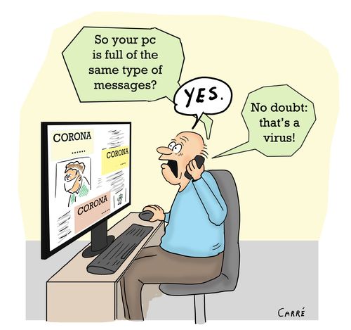 "So your pc is full of the same type of messages?"