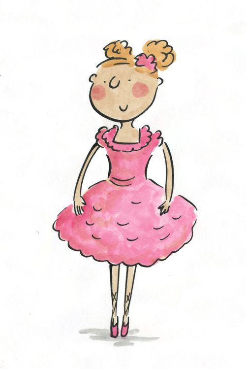 Pink ballerina