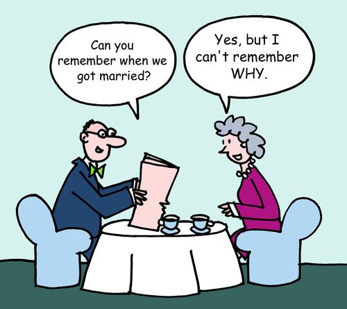 "Can you remember when we got married?"
