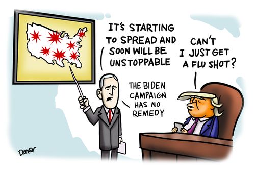 "It's starting to spread and soon will be unstoppable!"